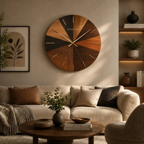 Aven Minimalist Modern Wall Clock by Intaryaa