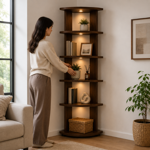 Crissa Modern Two-Tier Wall Shelf by Intaryaa