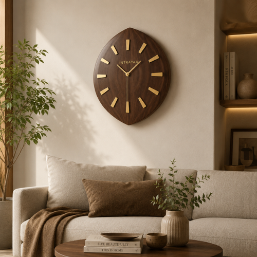 Chrona Luxe Designer Wall Clock by Intaryaa