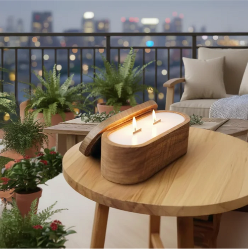 Strato Long Candle Holder