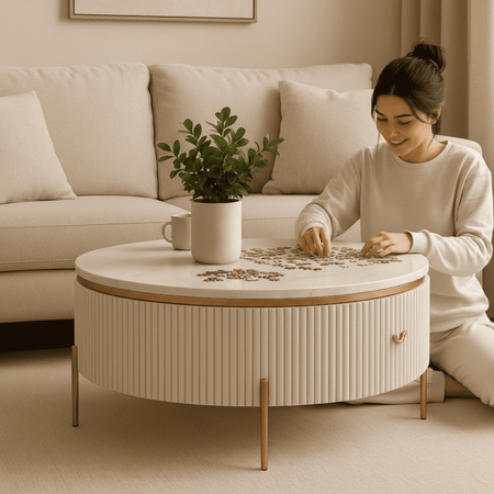 Maple Meridian Modern Center Table for Living Room