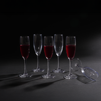 Celeste Fluted Champagne – Elegant Ribbed Drinkware Glasses Set of 6