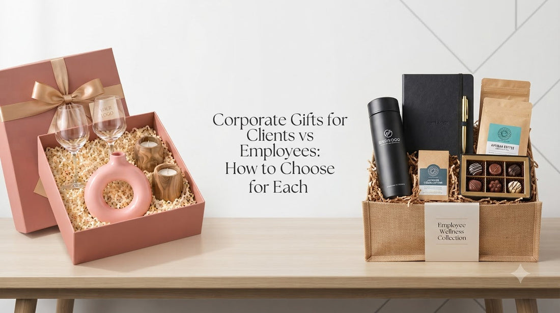 Corporate Gifts for Clients vs Employees: How to Choose for Each