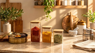 Small Kitchen Organisation Ideas for Indian Homes: Jars, Spices and Daily Tools
