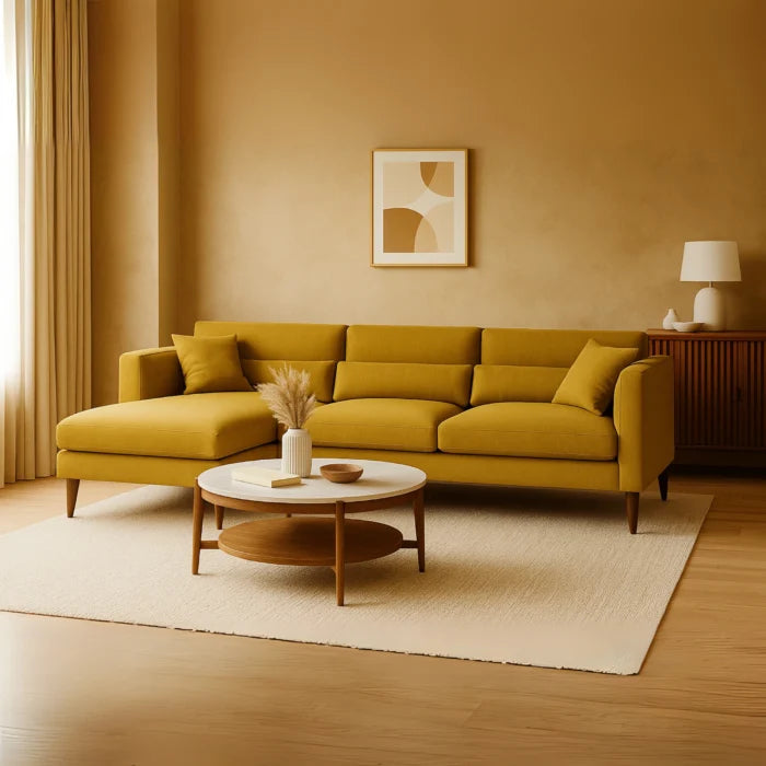 Olive Haze Sofa Modern Upholstered Living Room Sofa