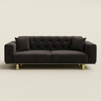 Serin Plush Sofa Modern Upholstered Living Room Sofa