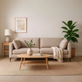 Cubo Luxe 2 Seater Sofa Classic Upholstered Living Room Sofa