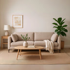 Cubo Luxe 2 Seater Sofa Classic Upholstered Living Room Sofa