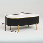 Urban Slate Modern Center Table for Living Room