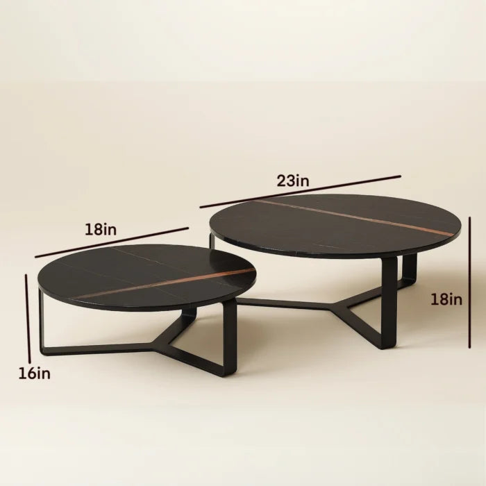 Molten Edge Modern Center Table for Living Room