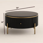 Midnight Mirage Modern Center Table for Living Room