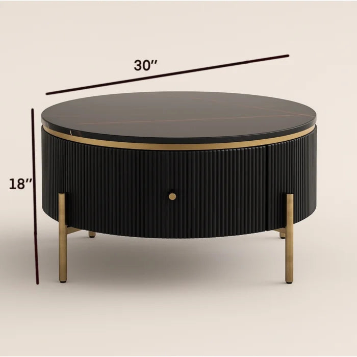 Midnight Mirage Modern Center Table for Living Room