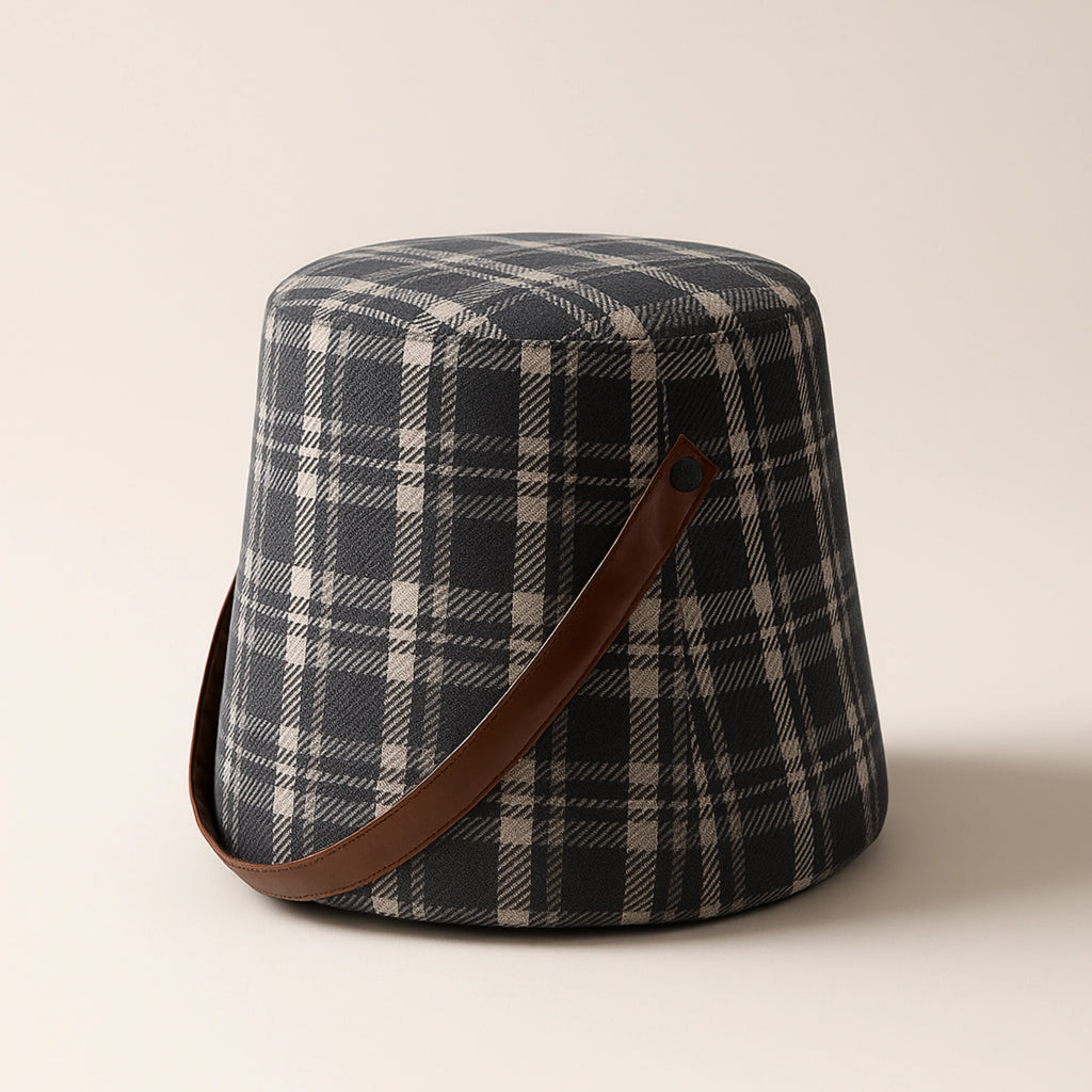 Hudsone Printed Ottoman Stool