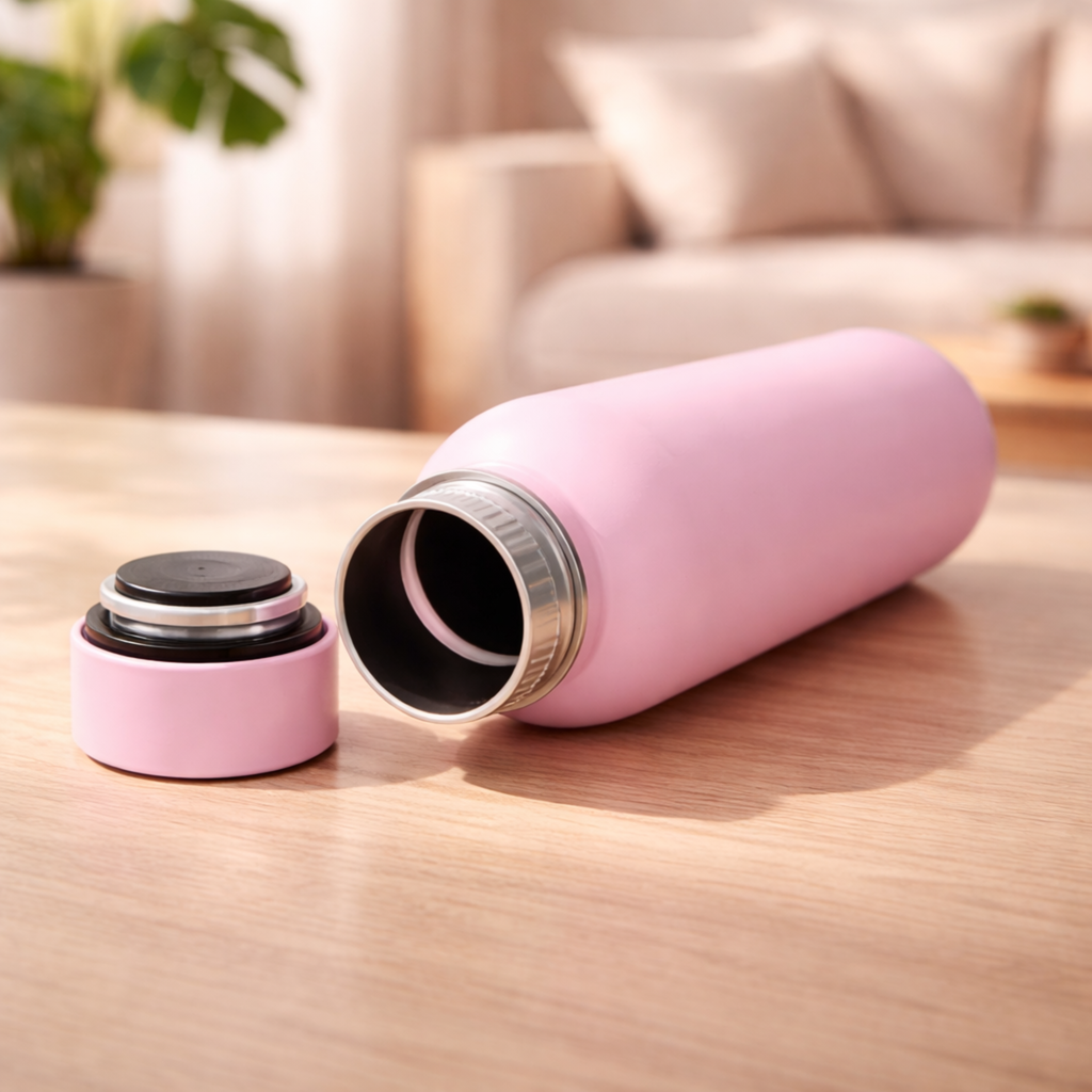 Insulated Stainless Steel Water Bottle (500ml) | Hot & Cold Vacuum Flask upto 18 hrs