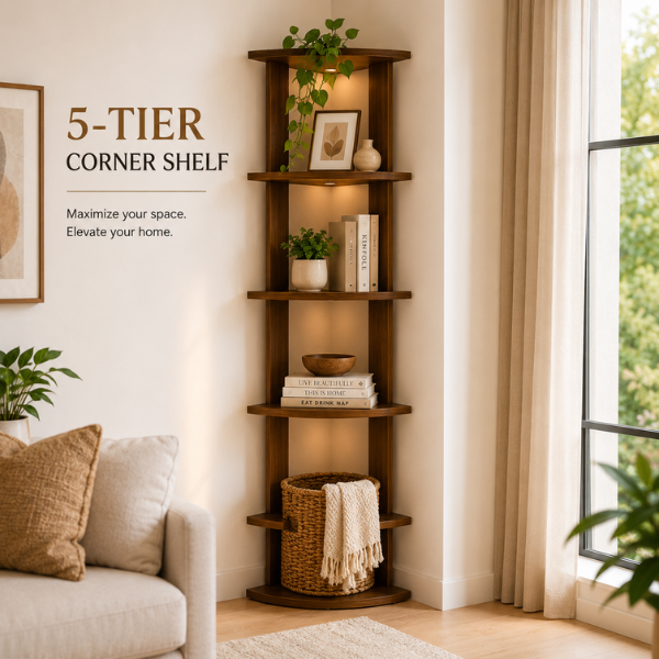 Crissa Modern Wall Shelf for Living Room & Bedroom Decor