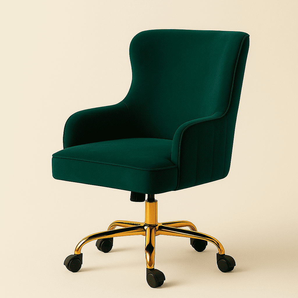 Meyra Upholstered Accent Chair with Wooden Legs