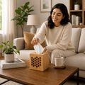 Karo Honeycomb Wooden Napkin Holder for Dining Table