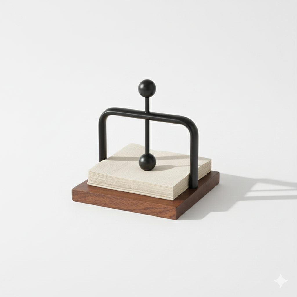 Wooden Napkin Holder for Dining Table | Kitchen Tissue & Paper Napkin Stand