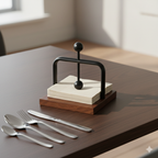 Wooden Napkin Holder for Dining Table | Kitchen Tissue & Paper Napkin Stand