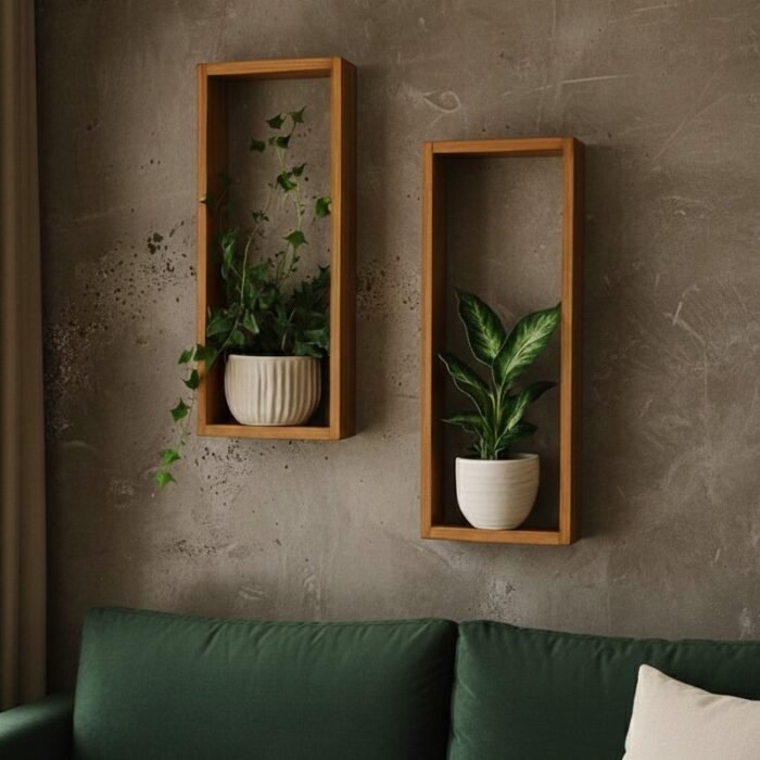 Neo Modern Wall Shelf for Living Room & Bedroom Decor