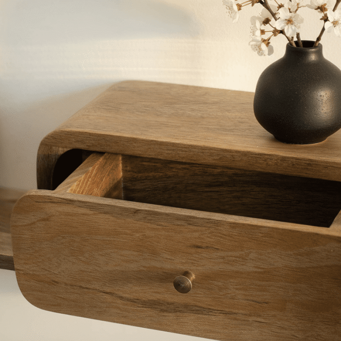 Kora Modern Wall Shelf for Living Room & Bedroom Decor