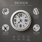 Golden Hour Modern Wall Clock