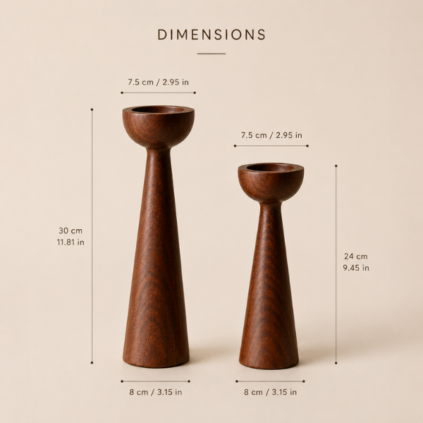 Liora Glow Candle Holder - Set of 2