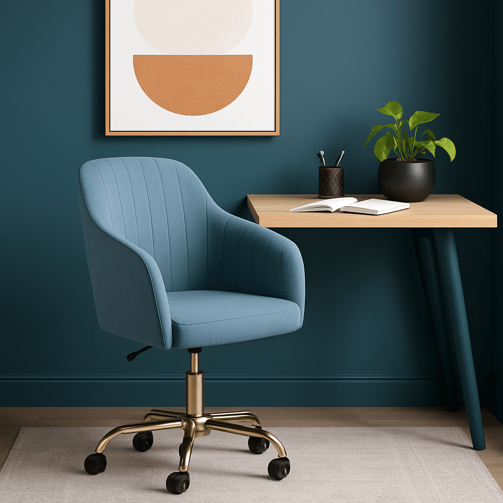Arvio Upholstered Accent Chair with Wooden Legs