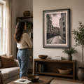 Old Town Walk Wall Art for Living Room & Bedroom Decor