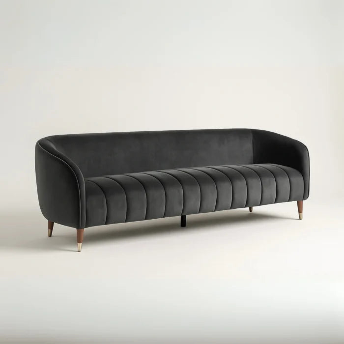 Tovo Ring Sofa Modern Curved Upholstered Living Room Sofa