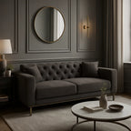 Serin Plush Sofa Modern Upholstered Living Room Sofa