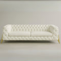 Niva Roll Sofa Modern Curved Upholstered Living Room Sofa