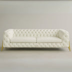 Niva Roll Sofa Modern Curved Upholstered Living Room Sofa