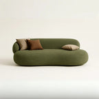 Velin Braid Sofa Set Modern Woven Upholstered Living Room Sofa
