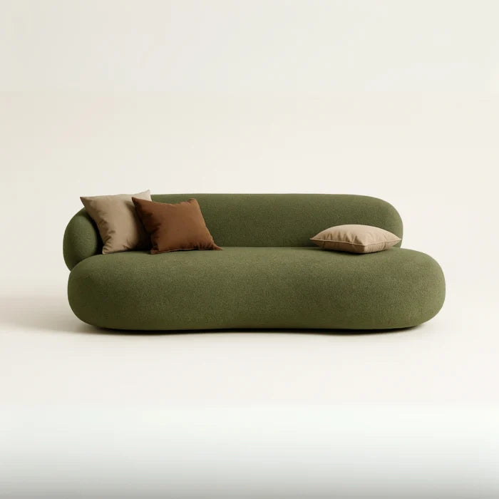 Velin Braid Sofa Set Modern Woven Upholstered Living Room Sofa