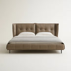 Dusk Royale Modern King Size Bed With Upholstered Headboard