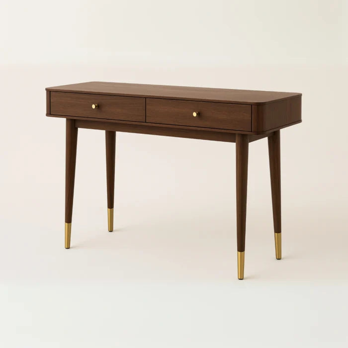Nook Study Table with Storage Shelves