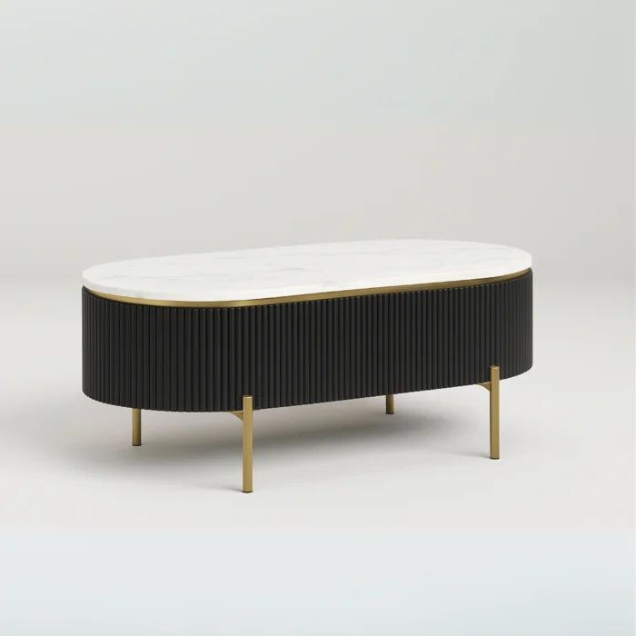 Urban Slate Modern Center Table for Living Room