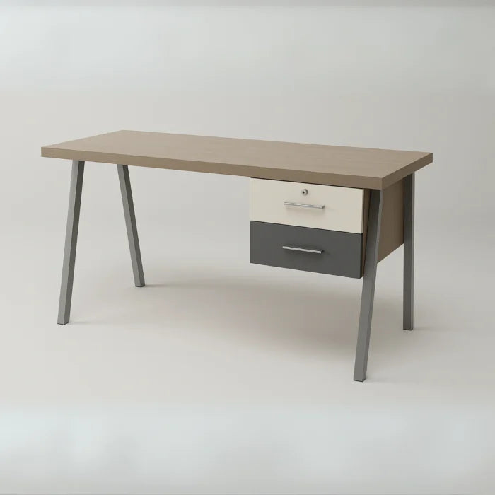 Terra Study Table with Storage Shelves