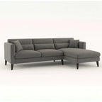 Charcoal Haze L Shaped Sofa Modern Upholstered Sectional Sofa