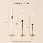 Ornate Glow Pair-Gold and Marble