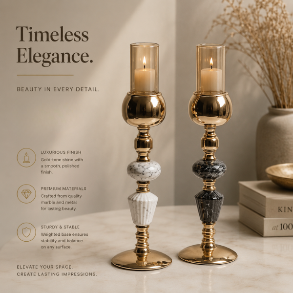 Regal Glow Trio Candle Holder - Set of 3