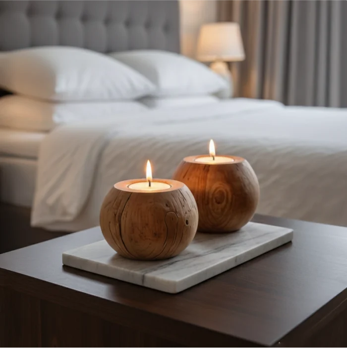 Rolo Candle Holder - Set of 2