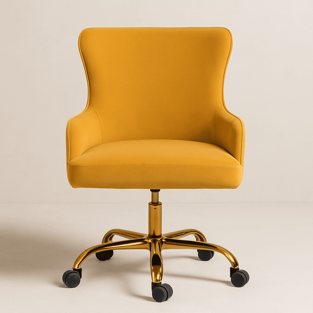 Meyra Upholstered Accent Chair with Wooden Legs