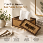 Rivo Wooden Napkin Stand for Dining Table