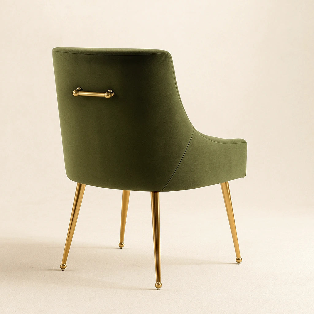 Arlo Upholstered Accent Chair with Wooden Frame