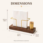 Tesso Wooden Napkin Holder for Dining Table