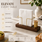 Tesso Wooden Napkin Holder for Dining Table