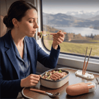 Portable Stainless Steel Travel Cutlery Set with Case