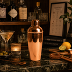 Copper Cocktail Shaker | Stainless Steel Bar Shaker for Cocktails & Mocktails